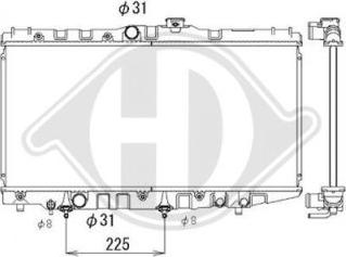 Diederichs DCM3145 - Радіатор, охолодження двигуна autozip.com.ua