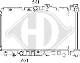 Diederichs DCM3142 - Радіатор, охолодження двигуна autozip.com.ua