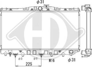 Diederichs DCM3134 - Радіатор, охолодження двигуна autozip.com.ua