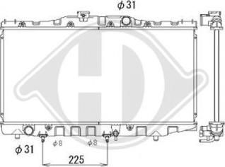 Diederichs DCM3132 - Радіатор, охолодження двигуна autozip.com.ua