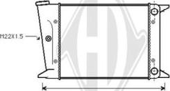 Diederichs DCM3357 - Радіатор, охолодження двигуна autozip.com.ua