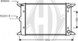 Diederichs DCM3368 - Радіатор, охолодження двигуна autozip.com.ua