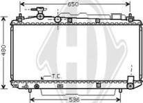 Diederichs DCM3235 - Радіатор, охолодження двигуна autozip.com.ua