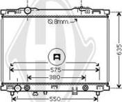 Diederichs DCM3769 - Радіатор, охолодження двигуна autozip.com.ua