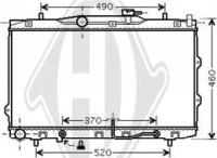 Diederichs DCM3779 - Радіатор, охолодження двигуна autozip.com.ua