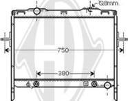 Diederichs DCM3770 - Радіатор, охолодження двигуна autozip.com.ua