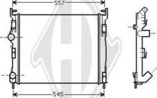 Diederichs DCM2932 - Радіатор, охолодження двигуна autozip.com.ua