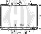 Diederichs DCM2504 - Радіатор, охолодження двигуна autozip.com.ua