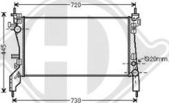 Diederichs DCM2000 - Радіатор, охолодження двигуна autozip.com.ua