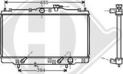 Diederichs DCM2150 - Радіатор, охолодження двигуна autozip.com.ua