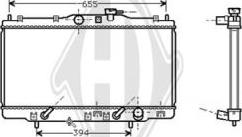 Diederichs DCM2162 - Радіатор, охолодження двигуна autozip.com.ua