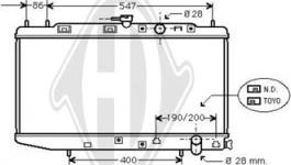 Diederichs DCM2139 - Радіатор, охолодження двигуна autozip.com.ua