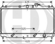 Diederichs DCM2129 - Радіатор, охолодження двигуна autozip.com.ua