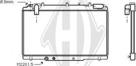 Diederichs DCM2893 - Радіатор, охолодження двигуна autozip.com.ua