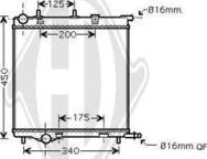 Diederichs DCM2806 - Радіатор, охолодження двигуна autozip.com.ua