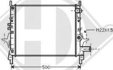 Diederichs DCM2884 - Радіатор, охолодження двигуна autozip.com.ua