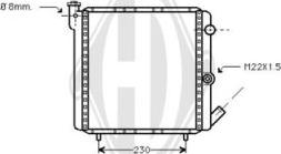 Diederichs DCM2829 - Радіатор, охолодження двигуна autozip.com.ua