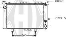 Diederichs DCM2824 - Радіатор, охолодження двигуна autozip.com.ua