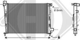 Diederichs DCM2396 - Радіатор, охолодження двигуна autozip.com.ua