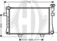Diederichs DCM2205 - Радіатор, охолодження двигуна autozip.com.ua