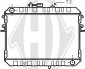 Diederichs DCM2219 - Радіатор, охолодження двигуна autozip.com.ua