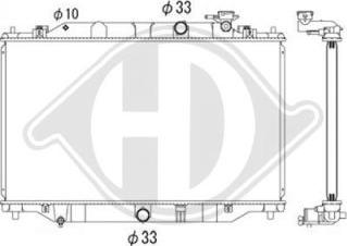 Diederichs DCM2283 - Радіатор, охолодження двигуна autozip.com.ua