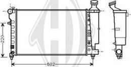 Diederichs DCM2791 - Радіатор, охолодження двигуна autozip.com.ua