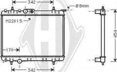 Diederichs DCM2763 - Радіатор, охолодження двигуна autozip.com.ua