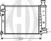Diederichs DCM2731 - Радіатор, охолодження двигуна autozip.com.ua