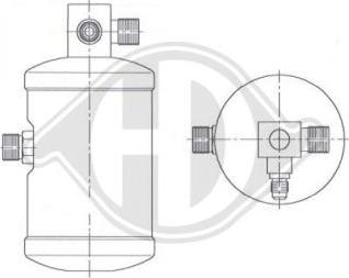 Diederichs DCT1059 - Осушувач, кондиціонер autozip.com.ua
