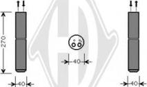 Diederichs DCT1087 - Осушувач, кондиціонер autozip.com.ua