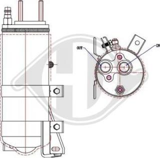 Diederichs DCT1101 - Осушувач, кондиціонер autozip.com.ua