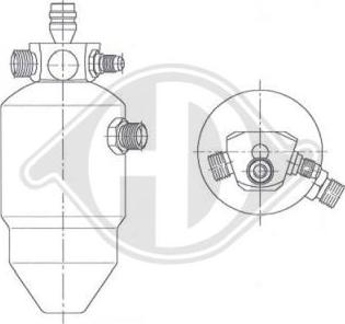 Diederichs DCT1188 - Осушувач, кондиціонер autozip.com.ua