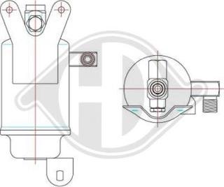 Diederichs DCT1267 - Осушувач, кондиціонер autozip.com.ua