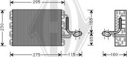 Diederichs DCV1130 - Випарник, кондиціонер autozip.com.ua