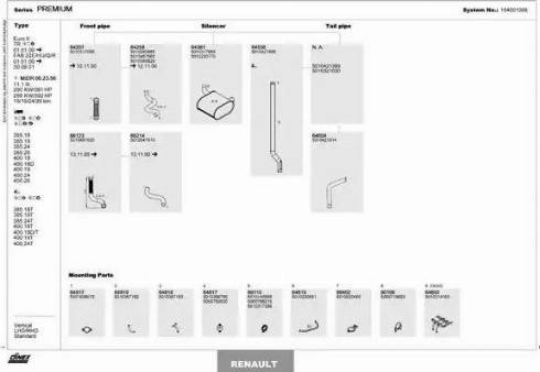 Dinex 164001006 - Система випуску ОГ autozip.com.ua