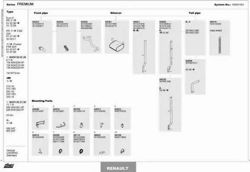 Dinex 164001001 - Система випуску ОГ autozip.com.ua