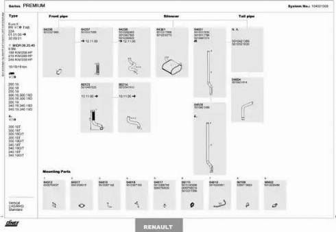 Dinex 164001008 - Система випуску ОГ autozip.com.ua