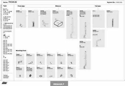 Dinex 164001002 - Система випуску ОГ autozip.com.ua