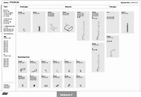 Dinex 164001010 - Система випуску ОГ autozip.com.ua