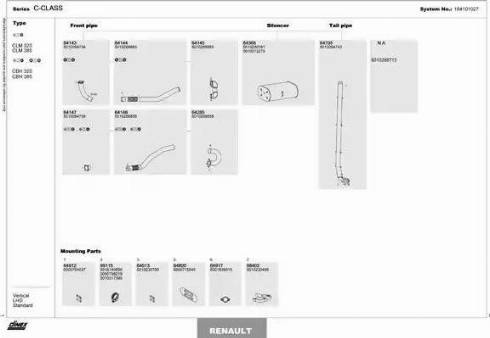 Dinex 164101027 - Система випуску ОГ autozip.com.ua