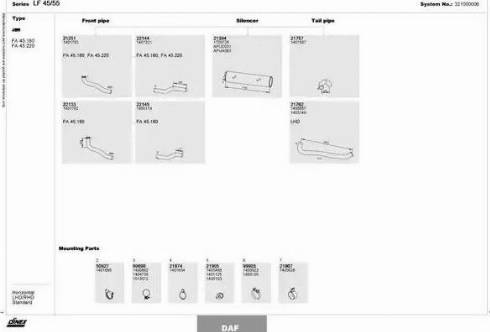 Dinex 321000006 - Система випуску ОГ autozip.com.ua