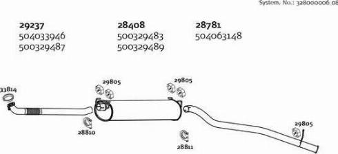 Dinex 328000006_08 - Система випуску ОГ autozip.com.ua