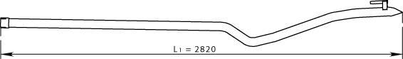 Dinex 74610 - Труба вихлопного газу autozip.com.ua