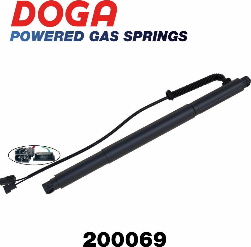 DOGA 200069 - Електромотор, задні двері autozip.com.ua
