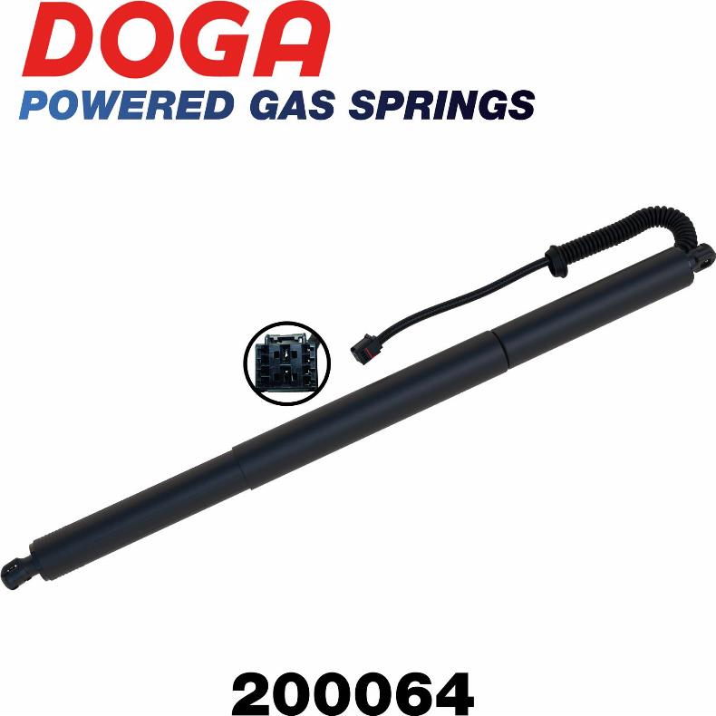 DOGA 200064 - Електромотор, задні двері autozip.com.ua