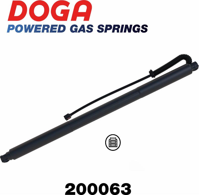 DOGA 200063 - Електромотор, задні двері autozip.com.ua