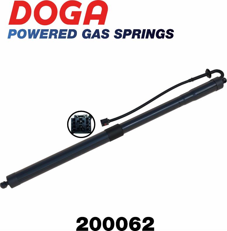 DOGA 200062 - Електромотор, задні двері autozip.com.ua