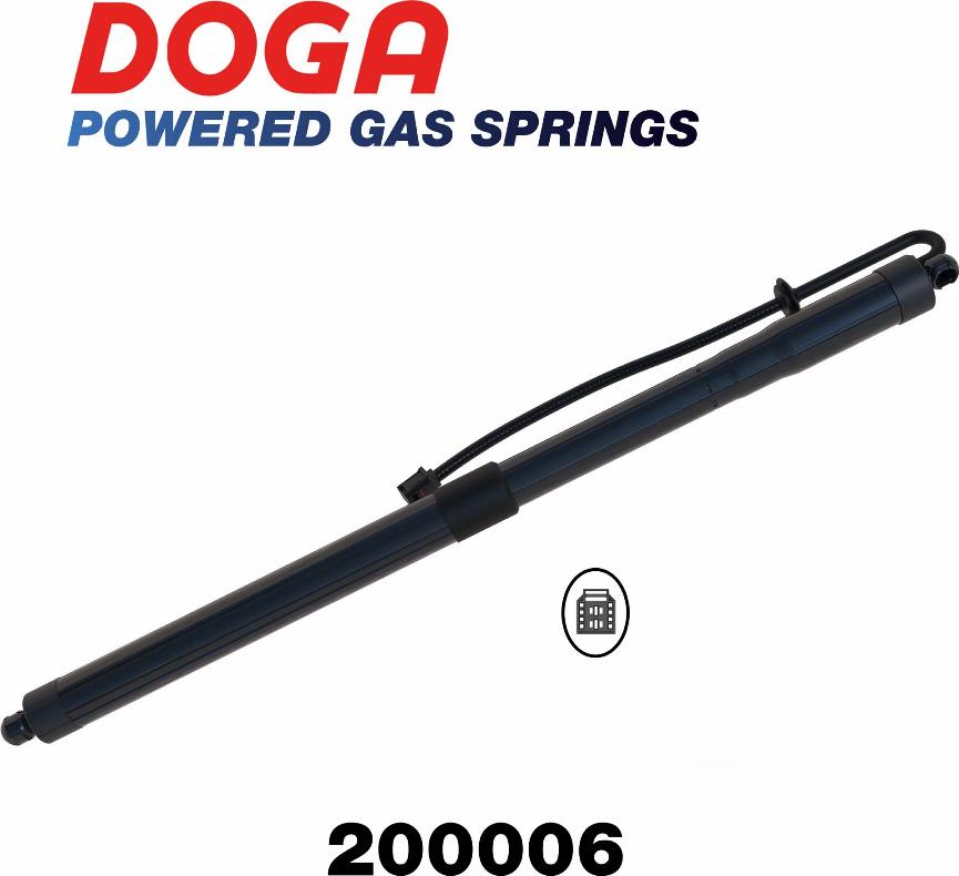 DOGA 200006 - Електромотор, задні двері autozip.com.ua