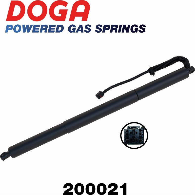 DOGA 200021 - Електромотор, задні двері autozip.com.ua